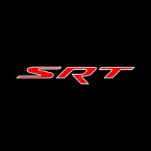 자동차 차량용 LED 도어 로고 라이트 프로젝터 엠블럼 고스트 섀도우 웰컴 램프 닷지 SRT 2013- 2019 챌린, 04 8000 천개 화이트 블루