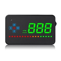 HUD 헤드 업 디스플레이 GPS 자동 앞 유리 속도계 스캐너 스마트 디지털 알람