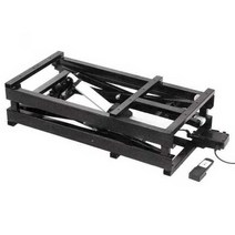 가정용 전기 전동 테이블 리프트 유압 승강기 고정식, 유선 버튼 + 무선 제어