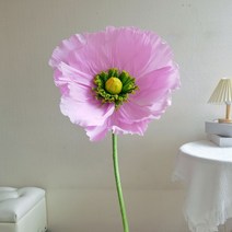 자이언트플라워 포토존 플라워 페이퍼꽃 장식꽃 촬영 인공 배경 어버이날 종이꽃 꽃장식 DIY - M, 핑크 퍼플 1송이 재료백 비완성품