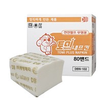 토미 천연펄프 무형광 냅킨 넵킨 내프킨 8000매, 100매x80밴드