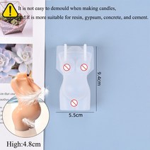 캔들몰드실리콘 통통 여자 Diy 모양 양초 금형 수제 남성 몸 임산부 비누 석고 수지 실리콘 홈 장식, 03 03
