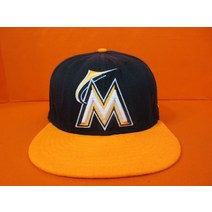 New Era 마이애미 말린스 야구 스냅백 모자 좋은 상태!!!