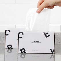 홈앤하우스 휴지통 비닐봉투 10L 50매x2, 10000ml, 2개