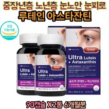 눈이침침할때 헤마토코쿠스 추출물 아스타잔틴 루테인 안구영양제 눈피로 빌베리 결명자 추출물 미국 직수입 눈건강에좋은 영양제