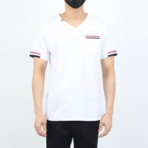 콘피아르 남성 포켓 브이넥 포인트 반팔티 TC2504