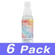 Avon 겟어웨이 드림 바디 미스트 Senses Getaway Dreams Spray Rafra?chissant 100Ml 6개