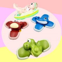 파키즈 흡착 회전 세트 아기 딸랑이 유아 어린이 국민 장난감 신생아선물 치발기, 파키즈 동물 친구들 set, 레드