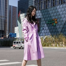 유니허니 트렌치 레인코트 골프우비, L(95~100), 핑크, 1개
