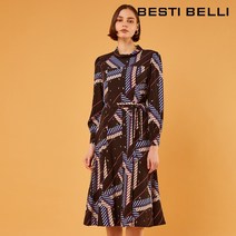 베스띠벨리 그래픽 프린트 스트랩 원피스 / BBOAI2508