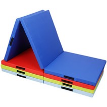 체육관 매트 층간 소음 홈짐 태권도장 바닥 쿠션 헬스, 가죽 3단 180x60x10cm