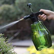 원예용 수동 고압 압축분무기 1.5L 휴대용 화분 물 분사기 농사용, 올리브그린