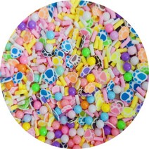 10g 믹스 러브 하트 클레이 슬라이스 폴리머 뿌리 핑크 플레이크 네일 아트 장식 매니큐어 디자인 액세서리 도구, xiongzhang