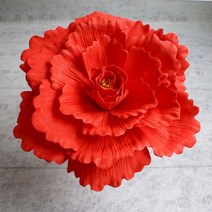 자이언트 플라워 80CM 자이언트 PE 폼 장미 인공 꽃 웨딩 장식 벽 도로 인용 무대 파티 정원, 11 Red 2_04 30CM