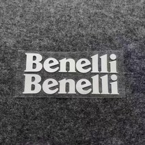 오토바이 수리 스티커 자동차 장식 반사 방수 전사 술 2pcs Benelli, Silver-20cm