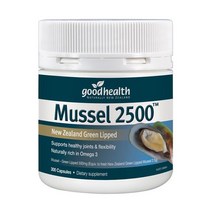 굿헬스 그린머슬 홍합 2500mg 300캡슐 - Good Health Mussel 2500mg 300Capsule 1ea, 300정