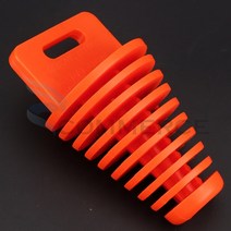 오토바이소음기 62mm 배기 파이프 플매트 카펫 러그 바이크 오토바이 모토크로스 더트 테일 고무 에어 블, 06 주황색