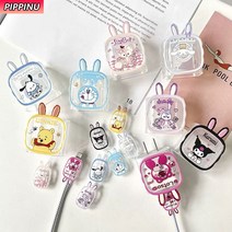 아이폰 케이블 보호캡 단선방지 귀여운 캐릭터 바이트, A40, 1개