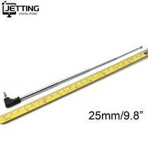 휴대폰용 외부 안테나 신호 부스터 범용 L 플러그 수 잭 3.5mm 1 2, 02 2pcs
