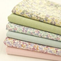 면원단 에어프릴 6color, 민트플라워