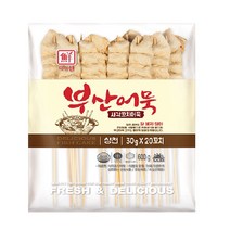 사조대림 부산어묵 사각꼬치어묵 600g (30g 20꼬치) 어묵, 1개