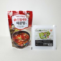 지리산 연잎밥 200g + 민물새우 매운탕 350g 각2팩씩 새뱅이 매콤칼칼 시원한 맛 얼큰한 민물새우탕