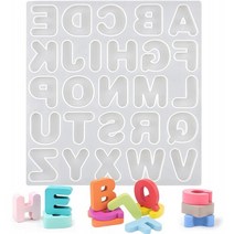 섬고스 실리콘 몰드 환문자 알파벳 이니셜 대문자 영어 POP 영자 로마자 UV레진 에폭시 수지 DIY 수작업 핸드 메이드 환뿔이 둥글 레진 악세사리 파트 작성 넥크, One Color, A