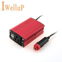 차량용컨버터 자동차 200w 전원 인버터 12v 220v 변환기 dc 12v to ac 220v 110v 휴대용 자동 수정 사인파 usb 충전기 12 220, 12v 220v(실버)