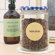크라프트 원형 씰링 스티커 50mm 봉인스티커 봉합라벨 빵집