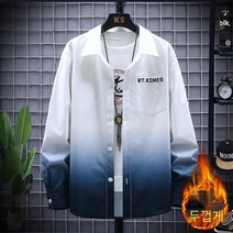 just so so 남성 긴팔 셔츠 가을 겨울 캐주얼 셔츠 한국식 봄 가을 홍콩 스타일 일본식 코트