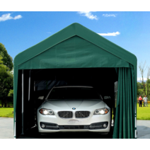 차양막 자동차 텐트 야외 캐노피 그늘막 창고 쉘터 천막 주차 장 차, 인클로저가 없는 5.0x5.0