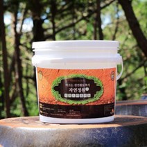 바르는 천연 황토페인트 자연정원 1L 4L 10L 18L, 백토