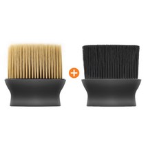 보니하우스 2023 송풍구 키보드 먼지 제거 틈새 브러쉬 2개, 블랙+아이보리 세트, 1세트