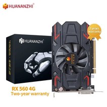 HUANANZHI RX560 4GGTX 750TI 4GBGTX 960 4G650 2G 브랜드의 새로운 오리지널 그래픽 카드 GPU 128Bit GDDR5 RX550 560 비, RX 560 4G