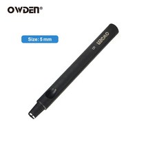 가죽 펀칭기 아일렛 펀치 공예 도구 owden 1mm-12mm 날카로운 벨트 세트 벨트 중공, 5.0mm