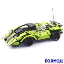 ForU620 27m 블록테크닉 자동차 블록 335P 그린 블럭 무선조정 조립