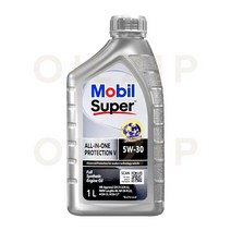 모빌 슈퍼 올인원 프로텍션 V 5W30 1리터 합성엔진오일, 1000ml, 1개
