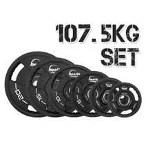 슈페리어 우레탄 중량원판 107.5kg세트 냄새없는원판