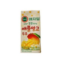 베지밀 애플망고 두유 190ml 48개, 상세페이지 참조, 190ml/48개