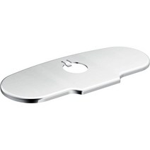 Moen 99550 서비스 키트 8161 및 8884 크롬용 상업용 욕실 회전 방지 교체 데크 플레이트, Chrome