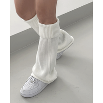 세니 골지 니트 롱 레그 워머