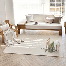 한일카페트 스탠리 먼지없는 사이잘룩 여름 거실 러그 4Size 4Color
