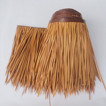 초가인테리어 4M 인조 볏짚 단 갈대 카페 원두막 지붕 시공 조경 자재 이엉 처마 장식, 볏짚노랑1mx0.5m