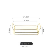 다용도 간식 바구니 과일 수납 사탕 바구니, 두 개의 그리드 철 프레임