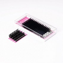 Eva LASH 16줄 볼륨 속눈썹 연장 개별 팩 C/CC/D/DD 컬 길이 8-25mm 두께 0.05/0.07 자체 적용 인조 속눈썹 전문가용 혼합 길이 팩, 17 mm_0.05-CC