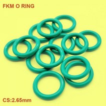 고무오링 CS 2.65mm FKM O 링 불소 고무 오일 실 와셔 가스켓 O-링 씰링 ID 3mm, 2.65mm_ID 6mm (30Pcs)