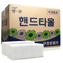 땡큐 무형광 펄프 핸드타올, 1개입, 10000개