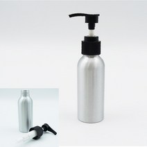 뉴리웹 알루미늄 화장품공병 펌프용기 100ML 100ML알루미늄공병짜는거 소분통 화장품용기