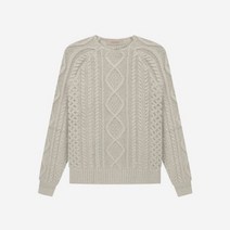 에센셜 케이블 니트 스모크 - 22FW Essentials Cable Knit Smoke - 22FW