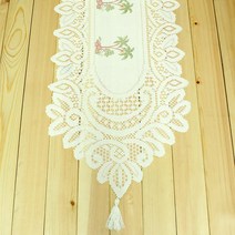 야자수 테이블 러너 콘솔러너 테이블커버 테이블보